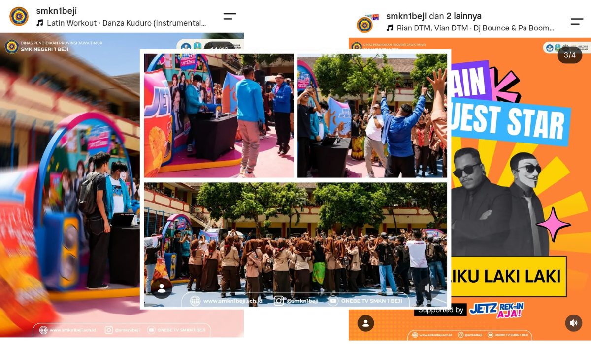 Marwah Pendidikan Dipertanyakan, DJ dan Euforia Party Mencuat dalam Promosi Kegiatan SMKN 1 Beji