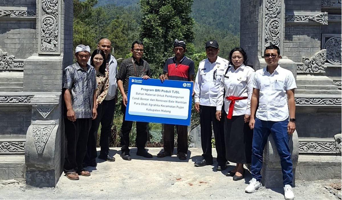 Pura Dhali Agrahita di Pujon Dapat Bantuan BRI untuk Pembangunan dan Renovasi