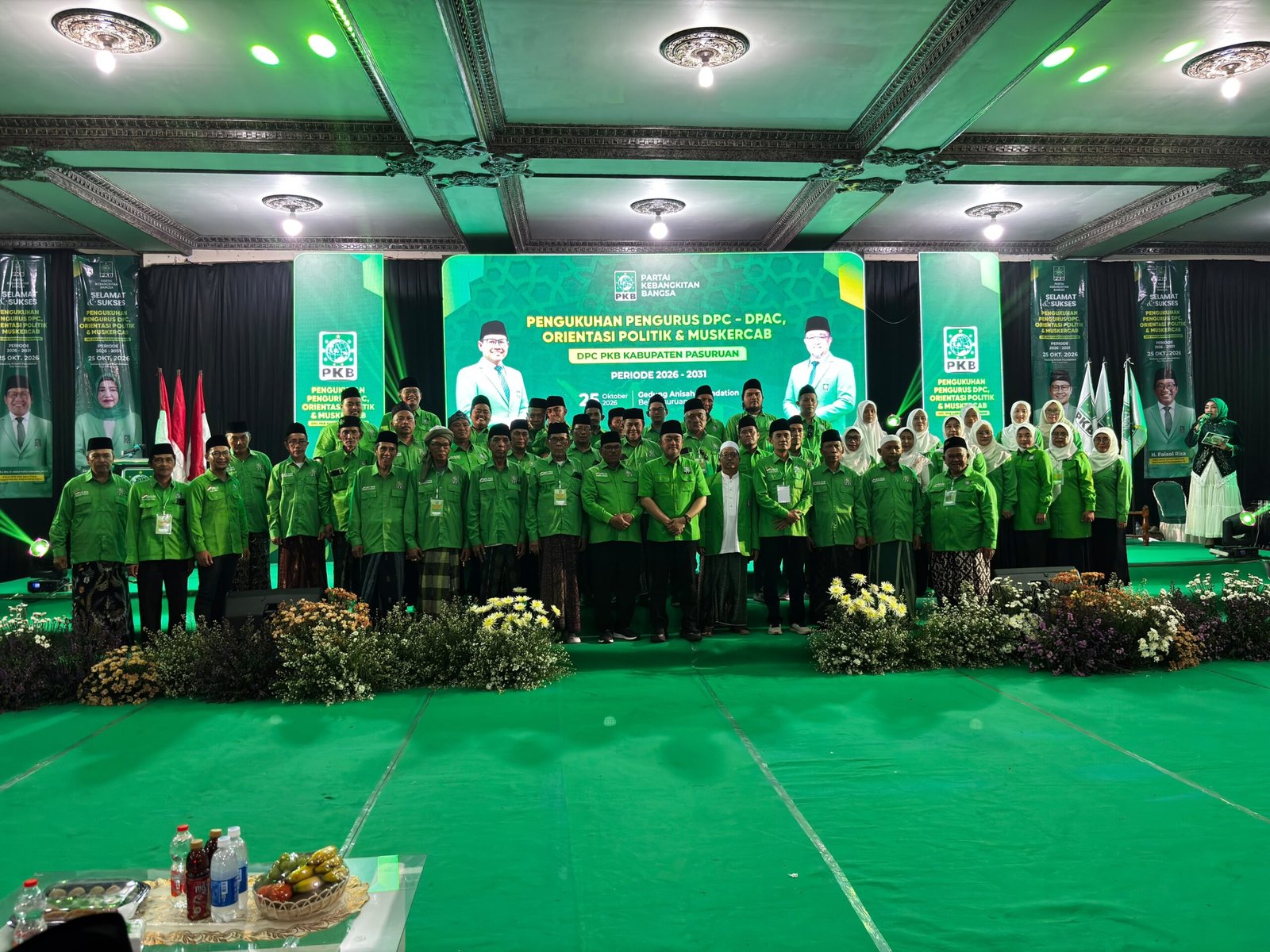 Anisah Syakur Tekankan Pengabdian dan Target Kursi Legislatif Saat Pengukuhkan Pengurus PKB Kabupaten Pasuruan