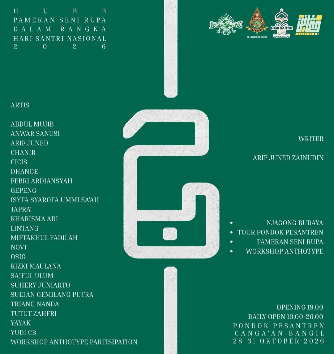 PC LESBUMI NU Bangil Gelar Pameran Seni Rupa Hari Santri 2026, Muhammad Najib Dorong Santri Lestarikan Budaya